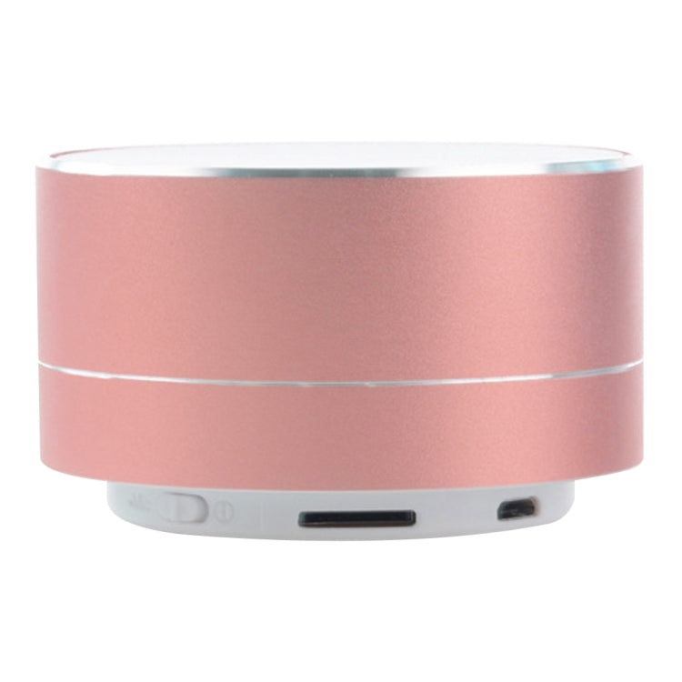 A10 Mini Portable Bluetooth Speaker Built-in MIC & LED, Support Hands-free Calls & TF Card(Rose Gold) - Desktop Speaker by buy2fix | Online Shopping UK | buy2fix