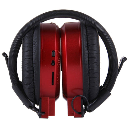 SH-S1 Folding Stereo HiFi Wireless Sports Headphone Headset with LCD Screen to Display Track Information & SD / TF Card, For Smart Phones & iPad & Laptop & Notebook & MP3 or Other Audio Devices(Red) - Headset & Headphone by buy2fix | Online Shopping UK | buy2fix