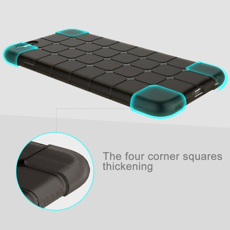 Rock Magic Cube Series for iPhone 6 Plus & 6s Plus Transparent Soft TPU Protective Back Case(Gold) - More iPhone Cases by ROCK | Online Shopping UK | buy2fix