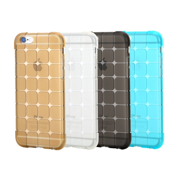 Rock Magic Cube Series for iPhone 6 Plus & 6s Plus Transparent Soft TPU Protective Back Case(Gold) - More iPhone Cases by ROCK | Online Shopping UK | buy2fix