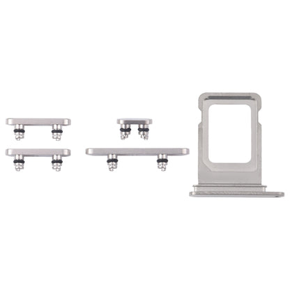 For iPhone 16 Pro Original SIM Card Tray + Side Keys (White) by buy2fix