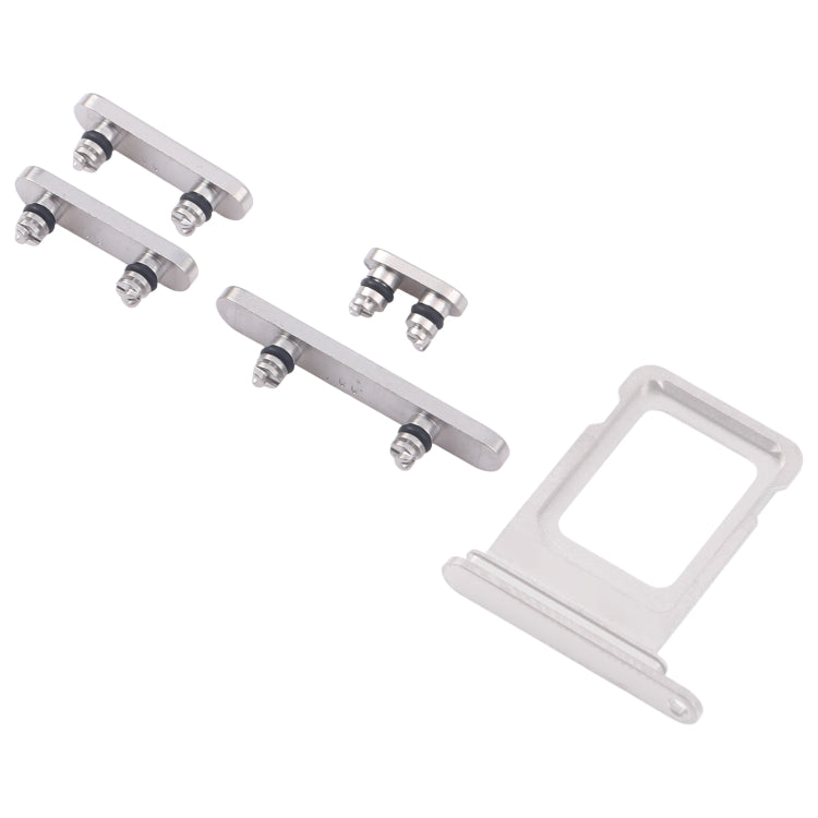 For iPhone 16 Pro Original SIM Card Tray + Side Keys (White) by buy2fix