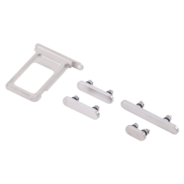 For iPhone 16 Pro Original SIM Card Tray + Side Keys (White) by buy2fix