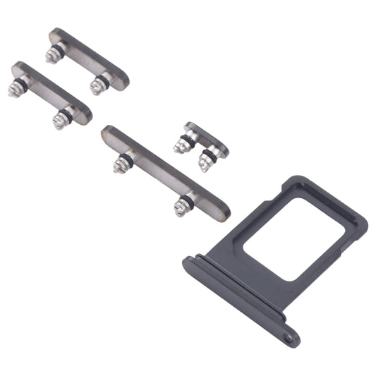 For iPhone 16 Pro Max Original SIM Card Tray + Side Keys (Black) by buy2fix