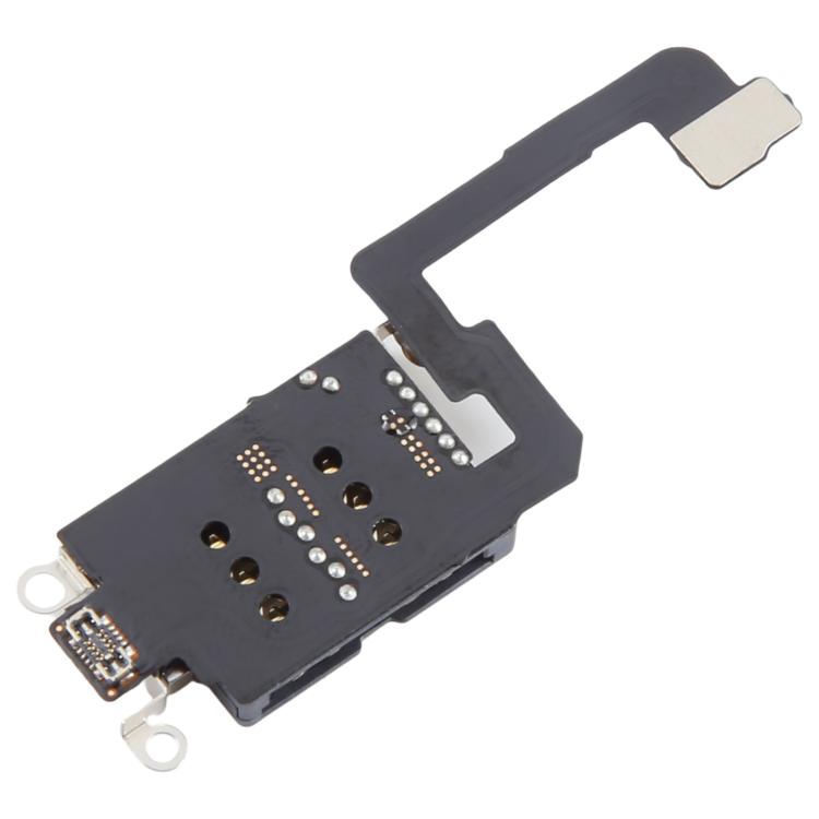 For iPhone 16 Plus Single SIM Card Holder Socket with Flex Cable - Flex Cable by buy2fix | Online Shopping UK | buy2fix