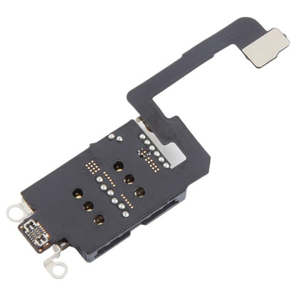 For iPhone 16 Plus Single SIM Card Holder Socket with Flex Cable - Flex Cable by buy2fix | Online Shopping UK | buy2fix