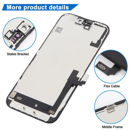 JK incell LCD Screen For iPhone 16 - LCD Related Parts by JK | Online Shopping UK | buy2fix