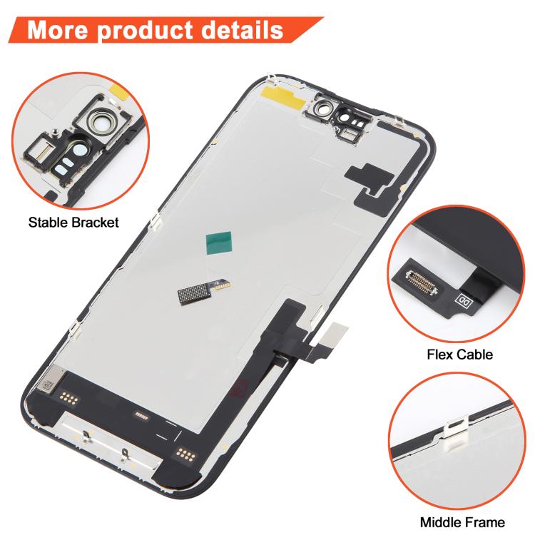 For iPhone 16 DD Soft OLED Screen, Remove IC Need Professional Repair - LCD Related Parts by buy2fix | Online Shopping UK | buy2fix
