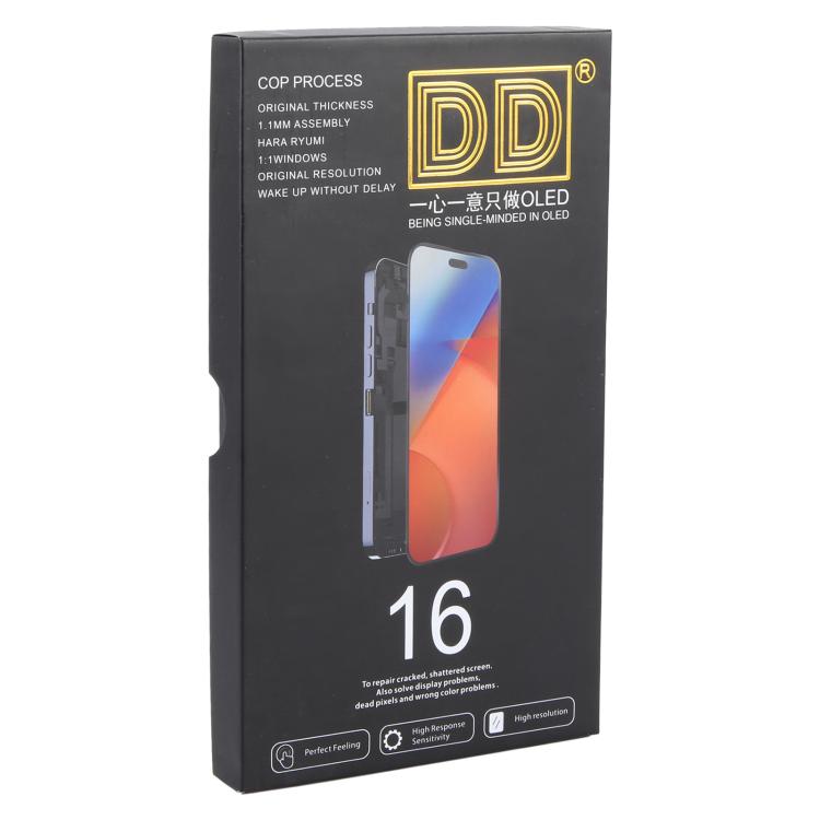 For iPhone 16 DD Soft OLED Screen, Remove IC Need Professional Repair - LCD Related Parts by buy2fix | Online Shopping UK | buy2fix