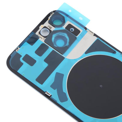For iPhone 14 China Version Battery Back Cover with Middle Frame(Blue) - Back Cover by buy2fix | Online Shopping UK | buy2fix