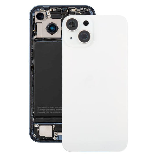 For iPhone 14 China Version Battery Back Cover with Middle Frame(White)