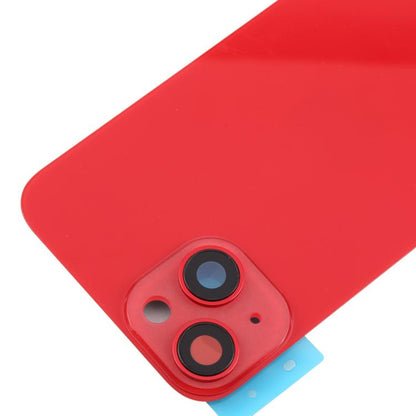 For iPhone 14 EU Version Battery Back Cover with Middle Frame(Red) - Back Cover by buy2fix | Online Shopping UK | buy2fix