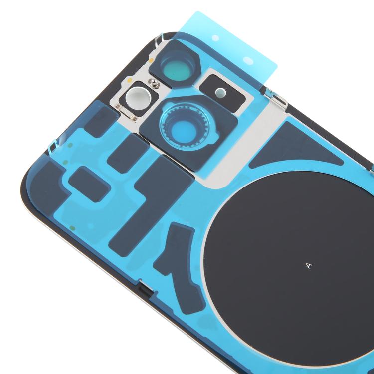 For iPhone 14 EU Version Battery Back Cover with Middle Frame(White) - Back Cover by buy2fix | Online Shopping UK | buy2fix