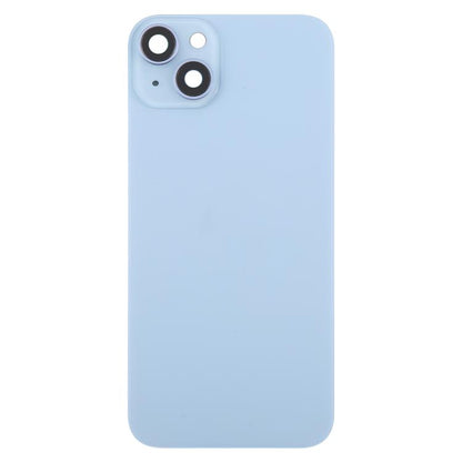 For iPhone 14 Plus China Version Battery Back Cover with Middle Frame(Blue) - Back Cover by buy2fix | Online Shopping UK | buy2fix