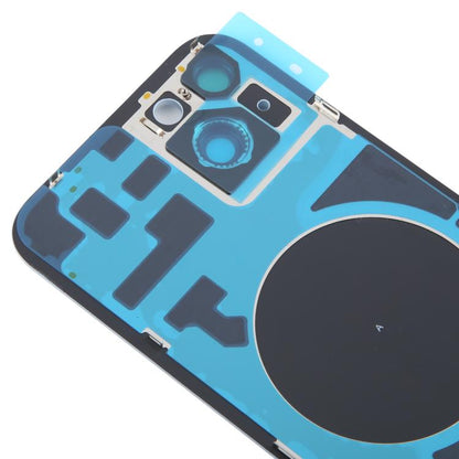 For iPhone 14 Plus China Version Battery Back Cover with Middle Frame(Blue) - Back Cover by buy2fix | Online Shopping UK | buy2fix