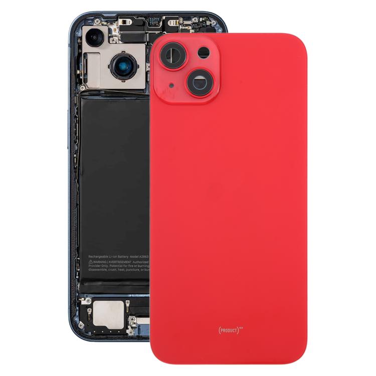 For iPhone 14 Plus China Version Battery Back Cover with Middle Frame(Red) - Back Cover by buy2fix | Online Shopping UK | buy2fix