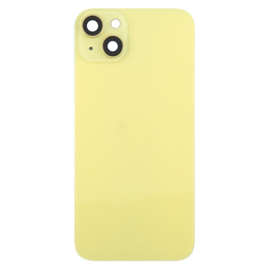 For iPhone 14 Plus China Version Battery Back Cover with Middle Frame(Yellow) - Back Cover by buy2fix | Online Shopping UK | buy2fix
