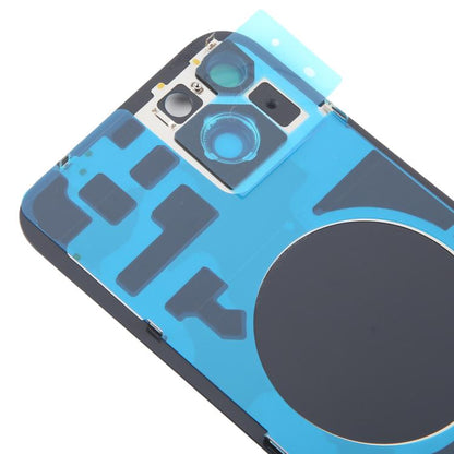 For iPhone 14 Plus EU Version Battery Back Cover with Middle Frame(Black) - Back Cover by buy2fix | Online Shopping UK | buy2fix