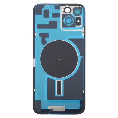 For iPhone 14 Plus EU Version Battery Back Cover with Middle Frame(Blue) - Back Cover by buy2fix | Online Shopping UK | buy2fix