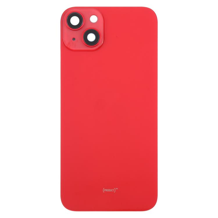 For iPhone 14 Plus EU Version Battery Back Cover with Middle Frame(Red) - Back Cover by buy2fix | Online Shopping UK | buy2fix