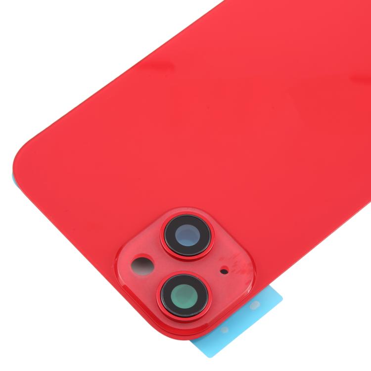 For iPhone 14 Plus EU Version Battery Back Cover with Middle Frame(Red) - Back Cover by buy2fix | Online Shopping UK | buy2fix