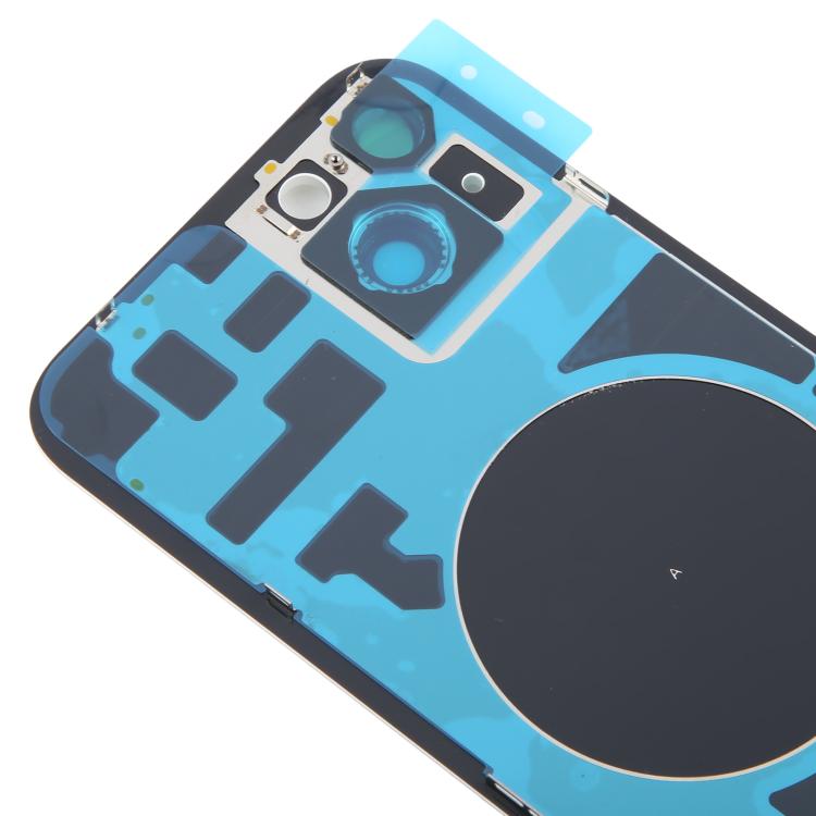 For iPhone 14 Plus EU Version Battery Back Cover with Middle Frame(White) - Back Cover by buy2fix | Online Shopping UK | buy2fix