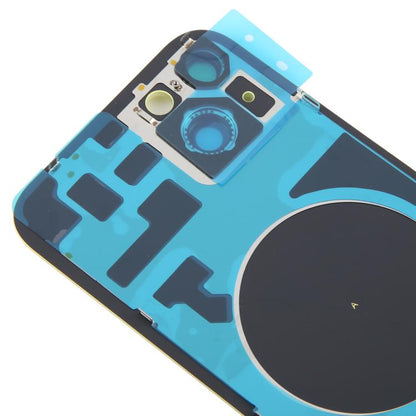 For iPhone 14 Plus EU Version Battery Back Cover with Middle Frame(Yellow) - Back Cover by buy2fix | Online Shopping UK | buy2fix