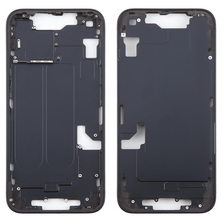 For iPhone 14 Middle Frame Bezel Plate (Black) - Others by buy2fix | Online Shopping UK | buy2fix
