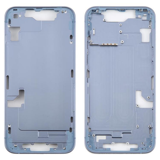 For iPhone 14 Middle Frame Bezel Plate (Blue)
