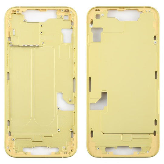 For iPhone 14 Middle Frame Bezel Plate (Yellow)