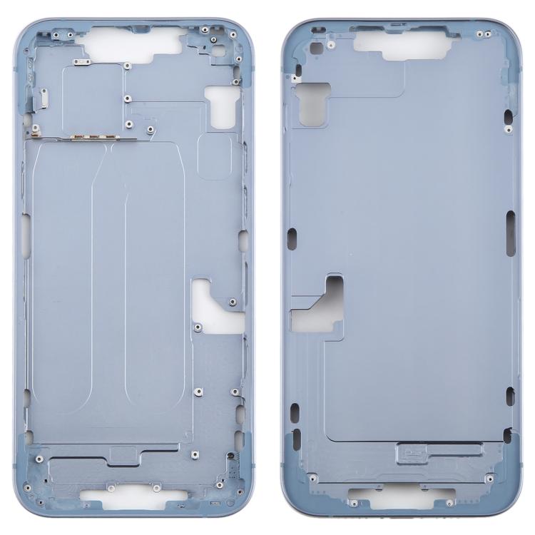 For iPhone 14 Plus Middle Frame Bezel Plate (Blue) - Others by buy2fix | Online Shopping UK | buy2fix