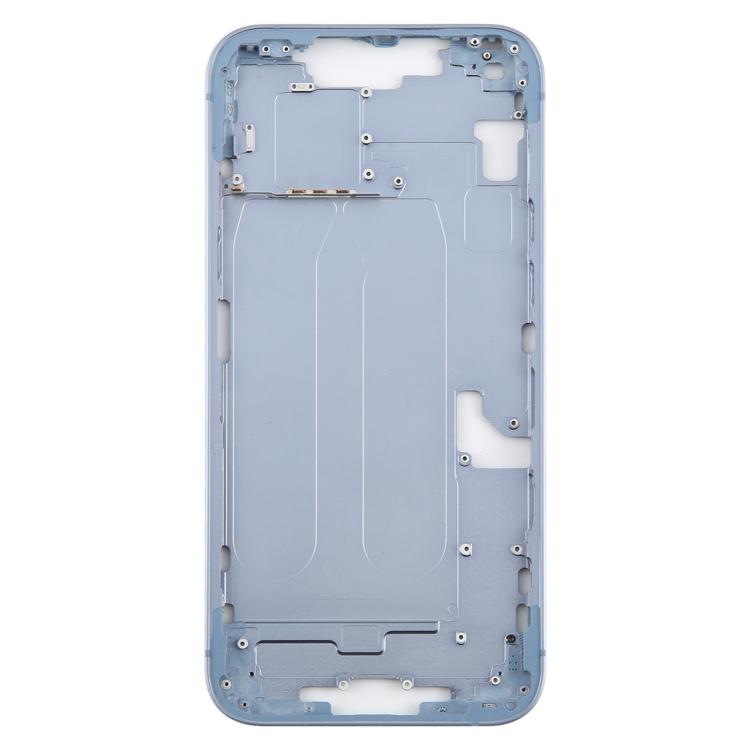 For iPhone 14 Plus Middle Frame Bezel Plate (Blue) - Others by buy2fix | Online Shopping UK | buy2fix