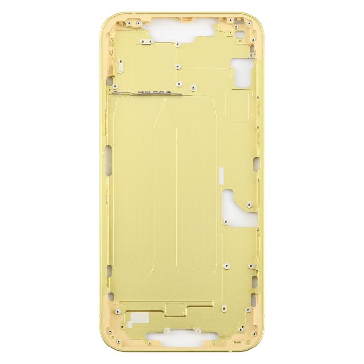 For iPhone 14 Plus Middle Frame Bezel Plate (Yellow) - Others by buy2fix | Online Shopping UK | buy2fix