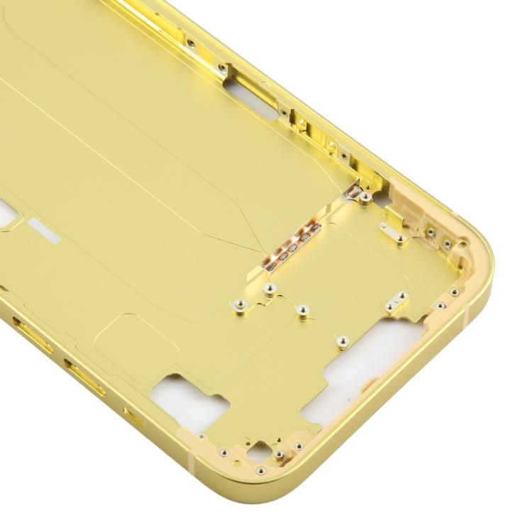 For iPhone 14 Plus Middle Frame Bezel Plate (Yellow) - Others by buy2fix | Online Shopping UK | buy2fix