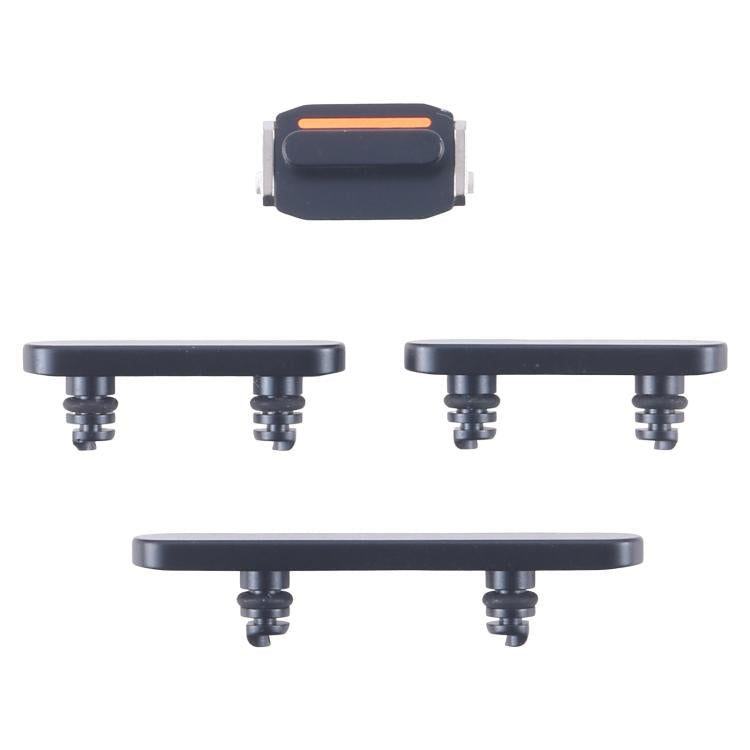 For iPhone 16e Power Button and Volume Control Button (Black) -  by buy2fix | Online Shopping UK | buy2fix