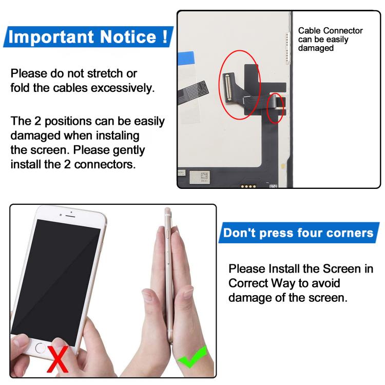 JK incell LCD Screen For iPhone 16e -  by buy2fix | Online Shopping UK | buy2fix
