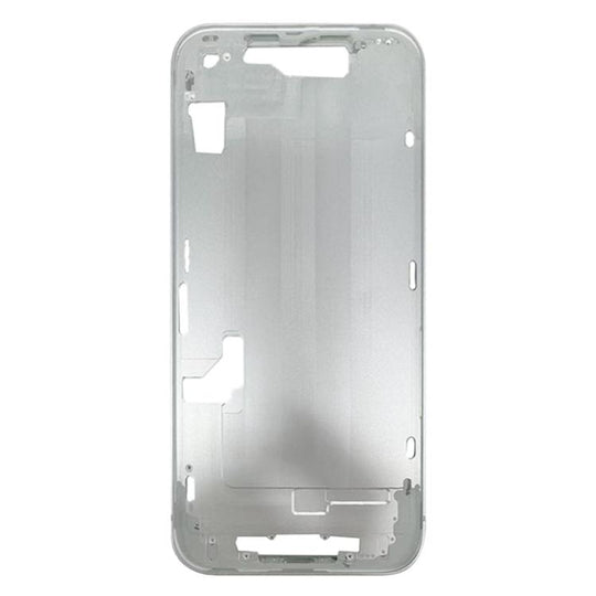 For iPhone 16e EU Version Middle Frame Bezel Plate with Side Keys + Card Tray (White)