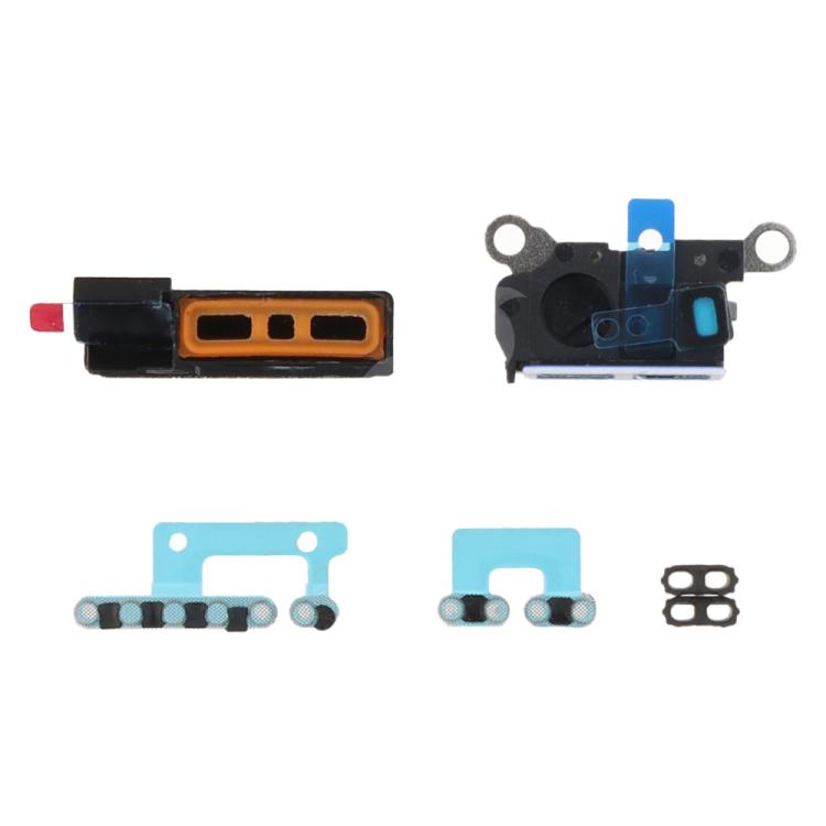 For iPhone 16 Pro Max 10pcs 6 in 1 Speaker Dustproof Mesh Set (Titanium Color) - Others by buy2fix | Online Shopping UK | buy2fix