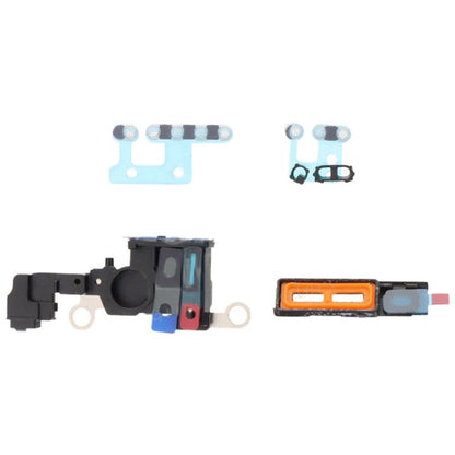 For iPhone 16 6 in 1 Speaker DustPlusof Mesh Set (White) - Others by buy2fix | Online Shopping UK | buy2fix