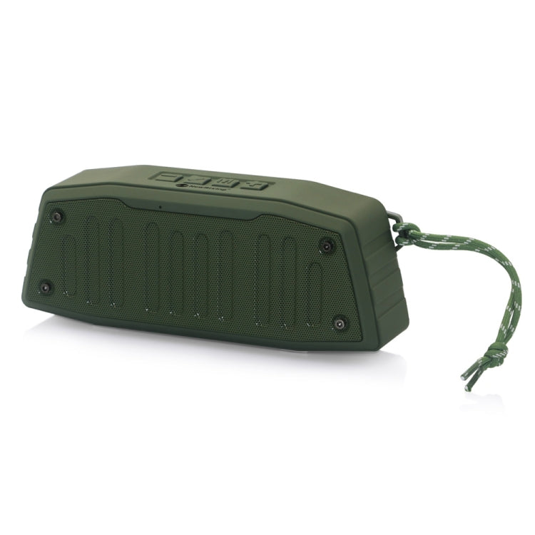 NewRixing NR-4019 Outdoor Portable Bluetooth Speaker with Hands-free Call Function, Support TF Card & USB & FM & AUX (Green) - Desktop Speaker by NewRixing | Online Shopping UK | buy2fix