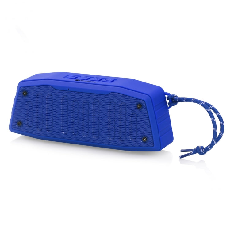 NewRixing NR-4019 Outdoor Portable Bluetooth Speaker with Hands-free Call Function, Support TF Card & USB & FM & AUX (Blue) - Desktop Speaker by NewRixing | Online Shopping UK | buy2fix