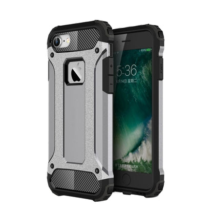 For iPhone 7 Armor TPU + PC Combination Phone Case(Grey) by buy2fix