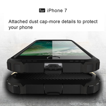 For iPhone 7 Armor TPU + PC Combination Phone Case(Gold) by buy2fix