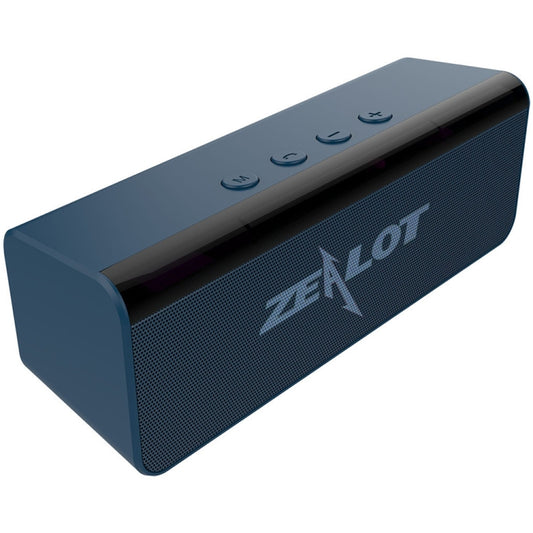 ZEALOT S31 10W 3D HiFi Stereo Wireless Bluetooth Speaker, Support Hands-free / USB / AUX / TF Card (Gray Blue) by ZEALOT