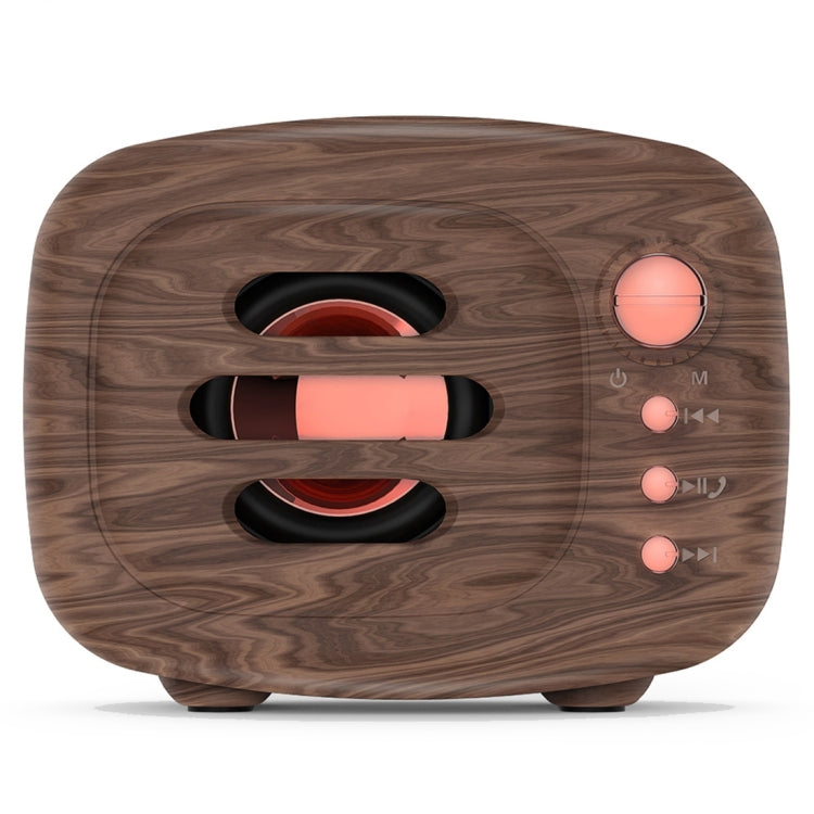 B11 Bluetooth 5.0 Retro Style Wireless Bluetooth Speaker, Supports Hands-free Calling & 32GB TF Card & 3.5mm Audio Jack (Wood) - Desktop Speaker by buy2fix | Online Shopping UK | buy2fix