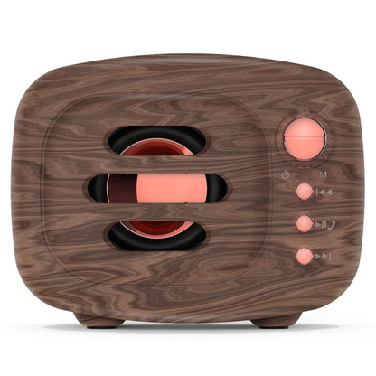 B11 Bluetooth 5.0 Retro Style Wireless Bluetooth Speaker, Supports Hands-free Calling & 32GB TF Card & 3.5mm Audio Jack (Wood) - Desktop Speaker by buy2fix | Online Shopping UK | buy2fix