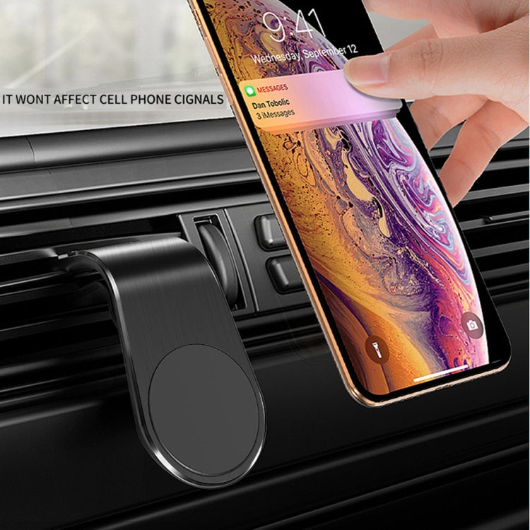 WIWU PL600 Lightweight Design Mini Car Magnetic Suction Mobile Phone Holder Bracket - Car Holders by WIWU | Online Shopping UK | buy2fix