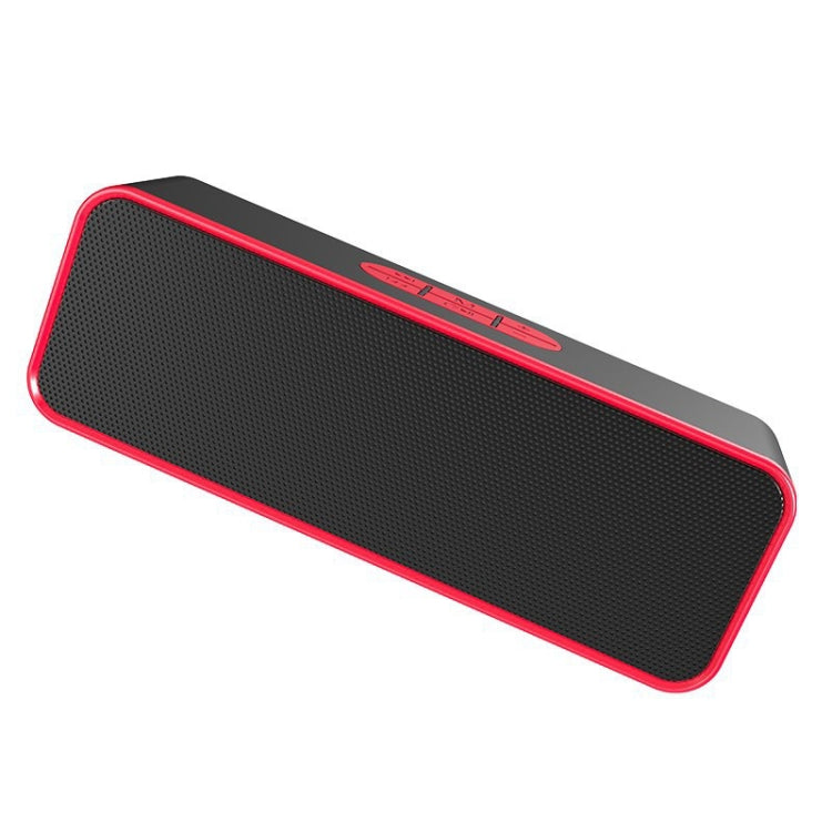 SC211 Portable Subwoofer Wireless Bluetooth Speaker Bluetooth 5.0, Support TF Card & U Disk & 3.5mm AUX (Red) - Desktop Speaker by buy2fix | Online Shopping UK | buy2fix