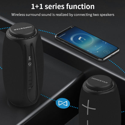 HOPESTAR P31 TWS Portable Outdoor Waterproof Lens-style Head Bluetooth Speaker with LED Color Light, Support Hands-free Call & U Disk & TF Card & 3.5mm AUX & FM (Red) - Desktop Speaker by HOPESTAR | Online Shopping UK | buy2fix