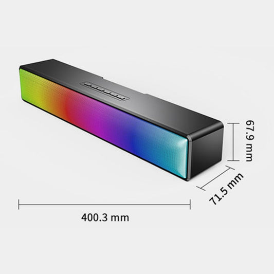 Multifunctional RGB Colorful Light Computer Bluetooth Speaker - Desktop Speaker by buy2fix | Online Shopping UK | buy2fix